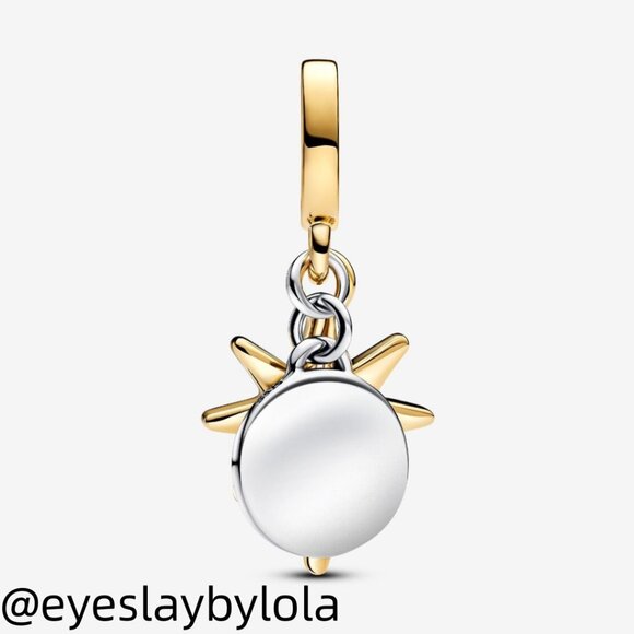 Pandora Engravable North Star Lab-grown Diamond Dangle Charm - Picture 6 of 7